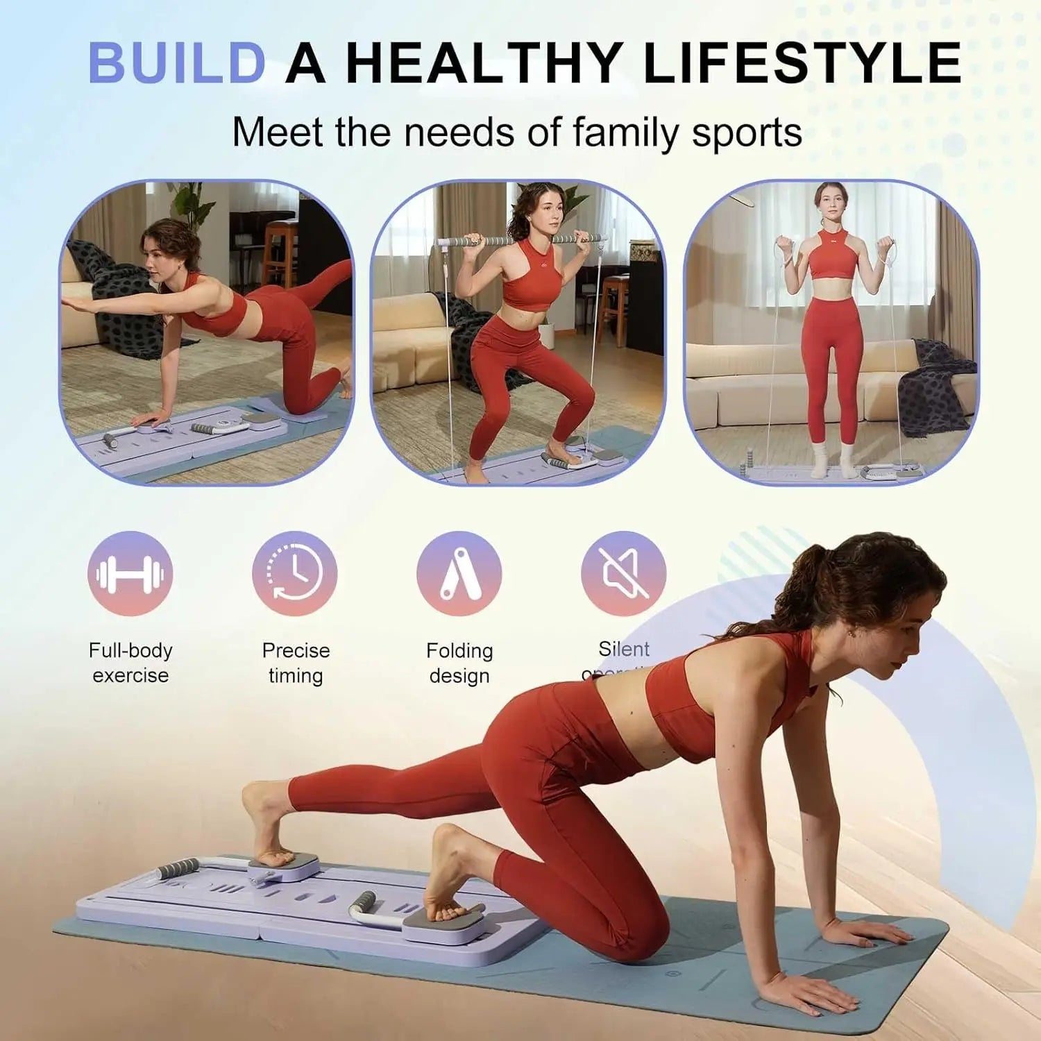 Elevate Your Fitness Routine with the Multifunctional Abdominal Board - Ultimate Pilates Reformer & Core Workout Equipment